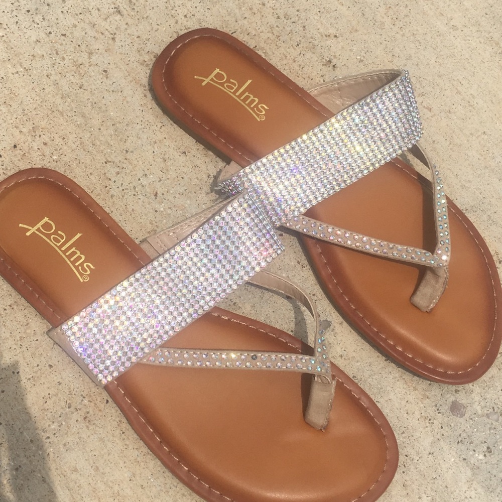 Sparkly flip flops!